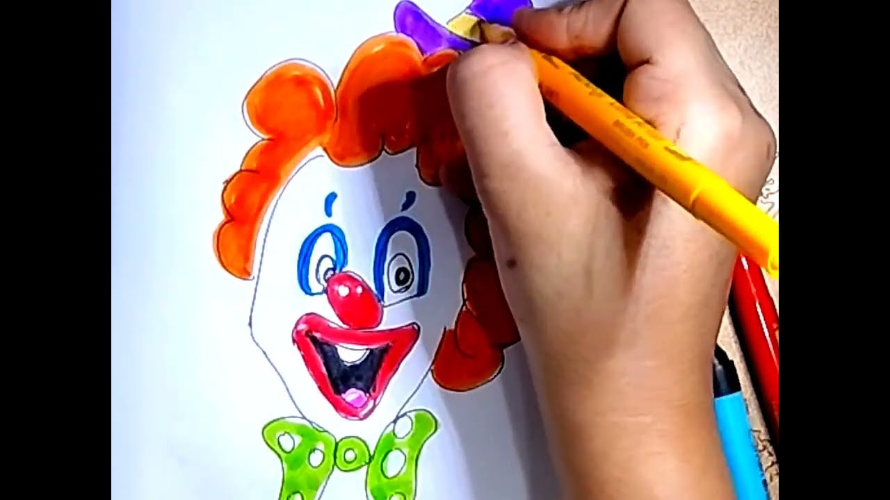 How to Draw a Clown - Create a Goofy and Colorful Clown Drawing